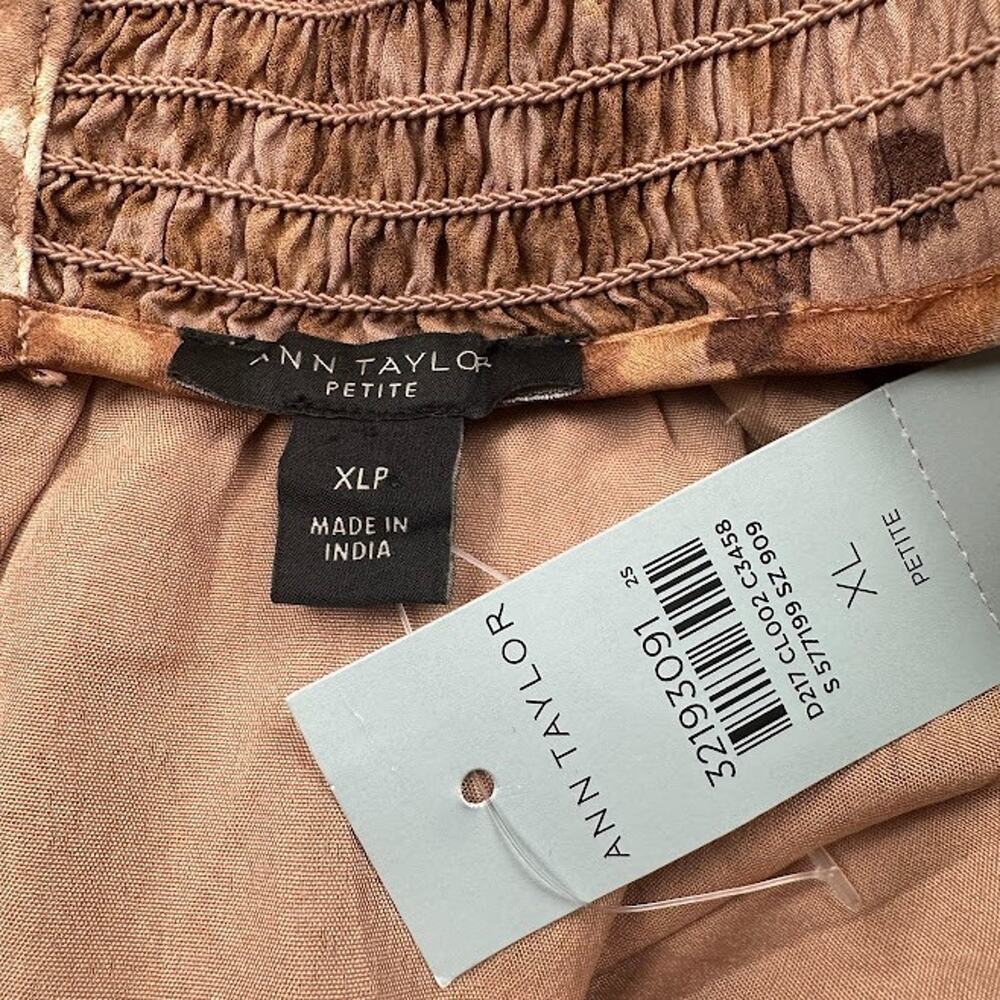 Ann Taylor Dress Women Extra Large Brown Midi Party Holiday Career Quiet Luxury - Picture 8 of 14